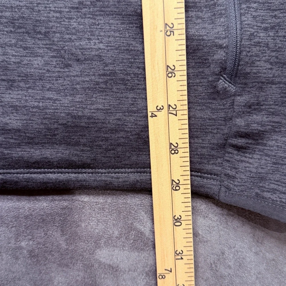 The North Face 1/4 Zip Pullover Mens XXL Gray Heather J.B. Hunt Logo Pockets